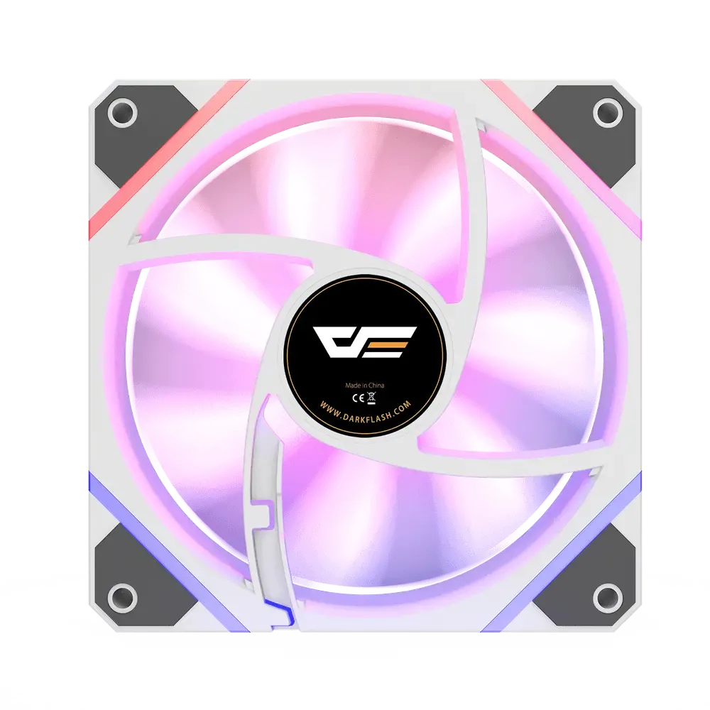 darkFlash DM12 Pro 120mm ARGB PWM Case Fan - White 白色 (TH-DM12WP)