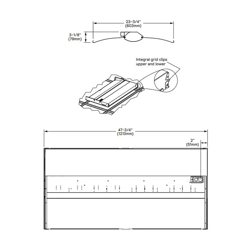 Day-Brite CFI 2FGXG38L-4 FluxGrid 2x4 LED Troffer with Interact Pro Scalable, 3800 Lumen