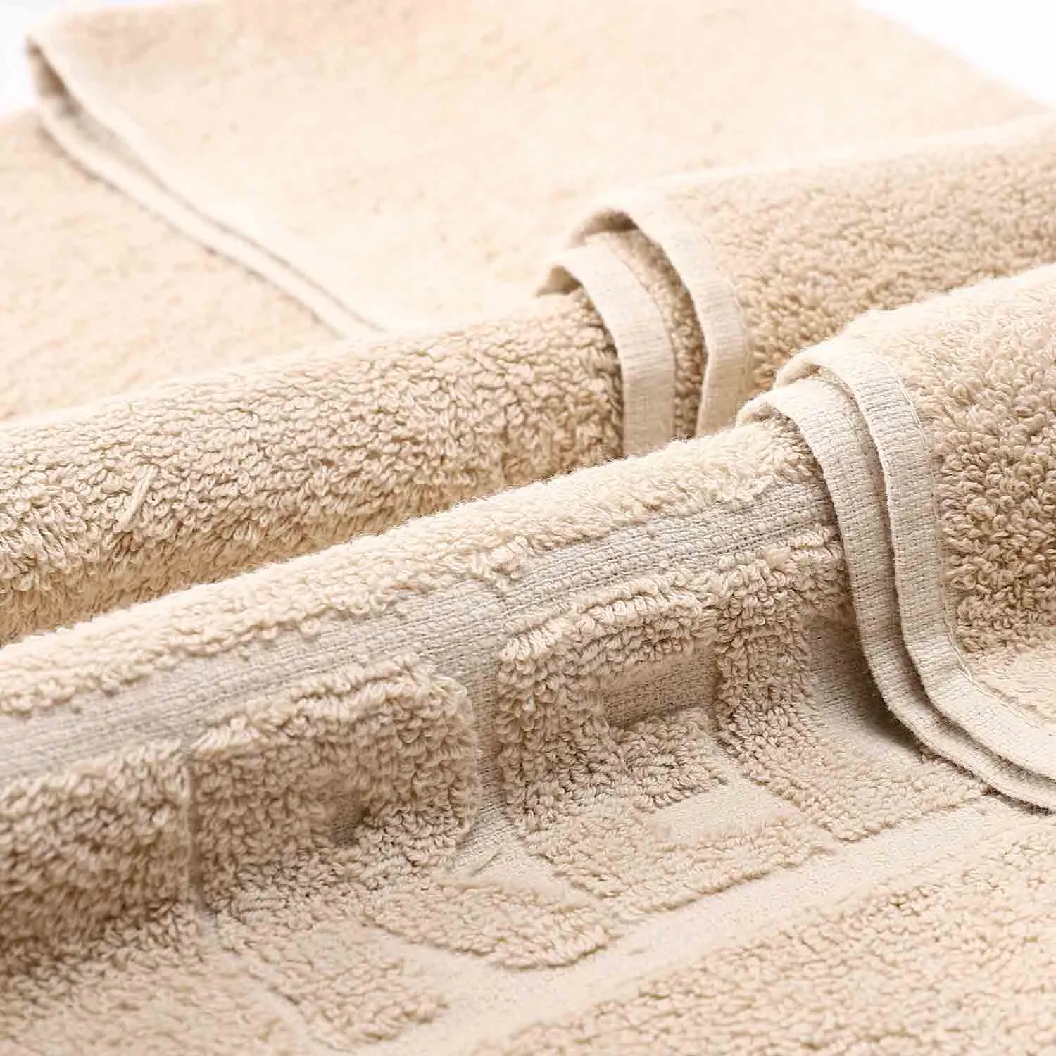 Deluxe 100% Cotton Bath Towel - Beige