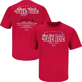 Detroit Hockey Fans. Last Call at The Joe Red T-Shirt