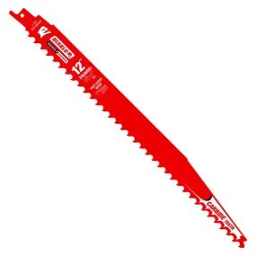 Diablo Demo Demon 12 in. Carbide Tipped Pruning & Clean Wood Reciprocating Saw Blade 3 TPI 1 pk