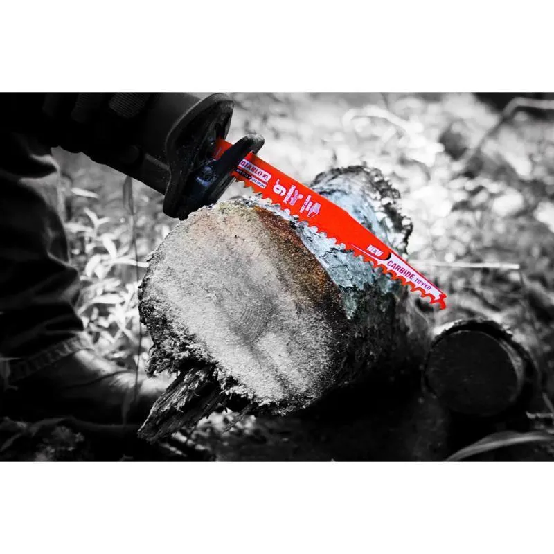 Diablo Demo Demon 12 in. Carbide Tipped Pruning & Clean Wood Reciprocating Saw Blade 3 TPI 3 pk