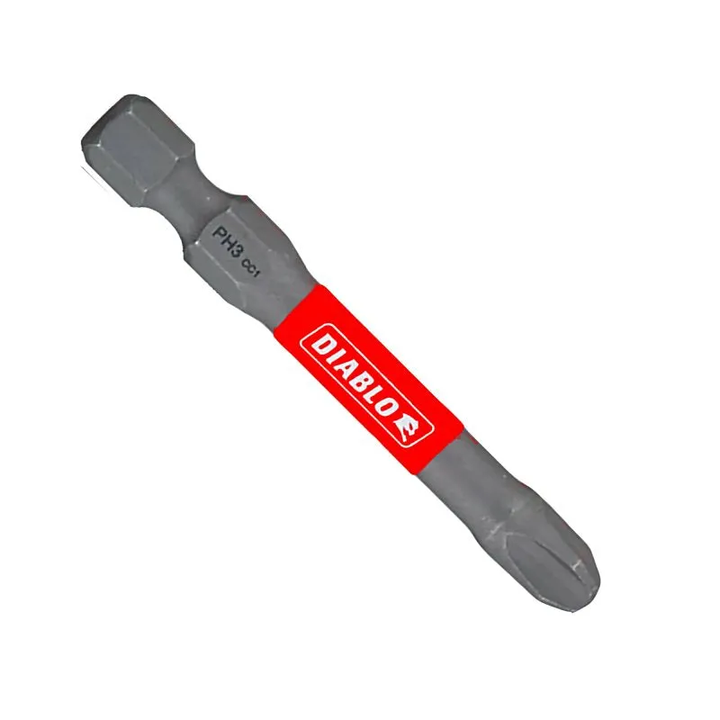 Diablo DPH32P1 Screwdriver Insert Bit, #3 Drive, Phillips Drive, 2 in L, 1/PK :CD: QUANTITY: 1