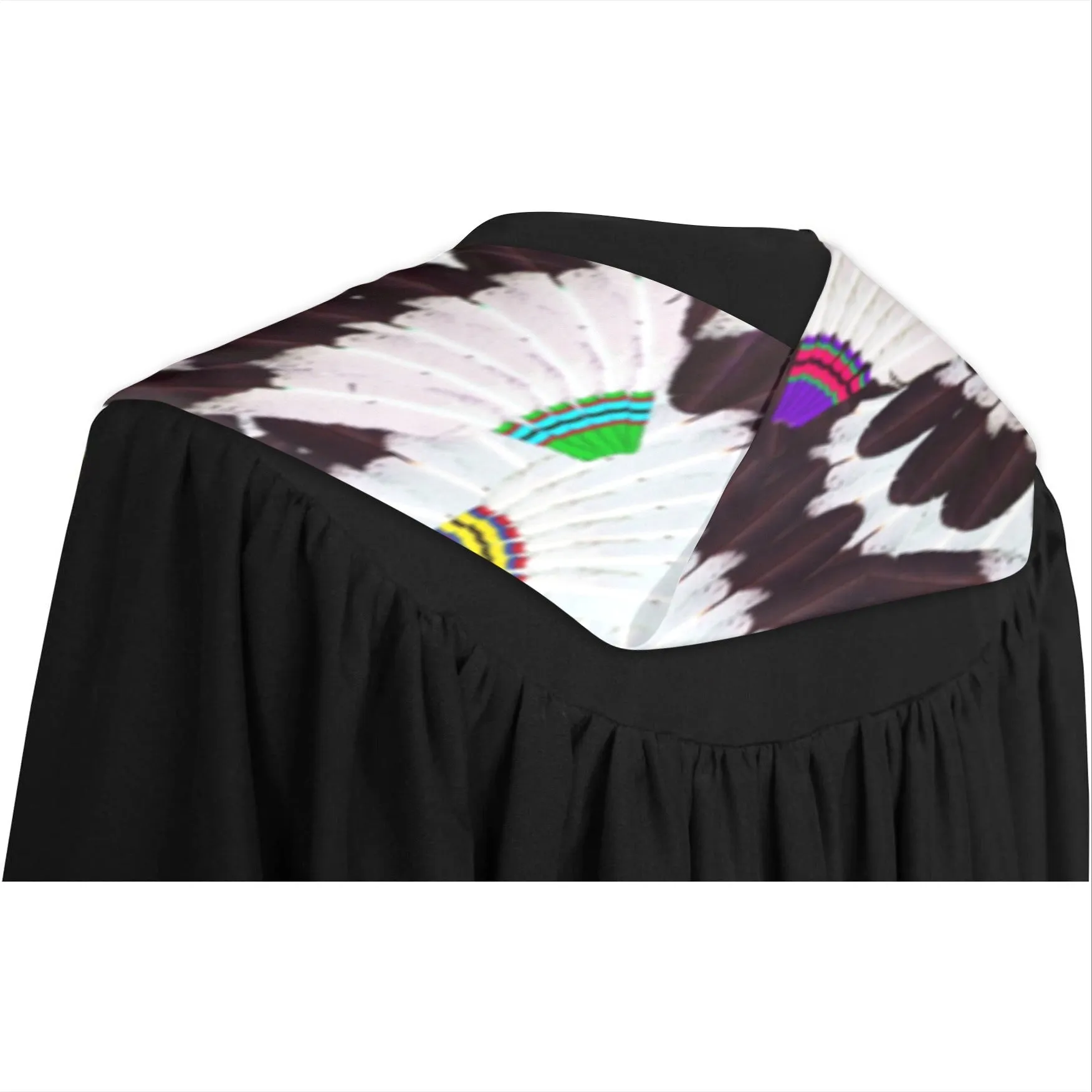 Eagle Feather Fans Graduation Stole