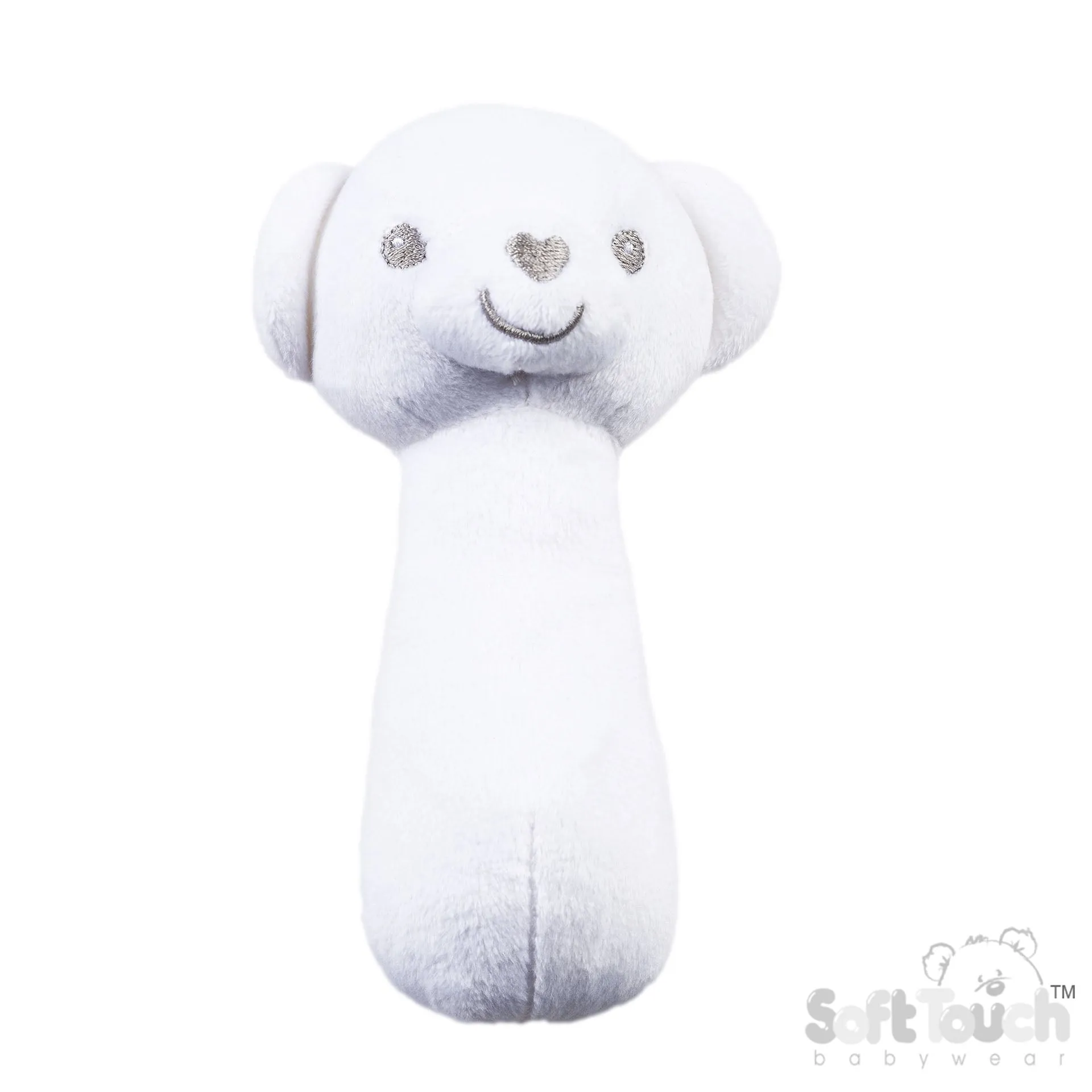 Eco Recycled Squeaky Toy - White (PK6) ESQ60w