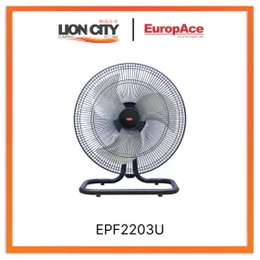 Europace EPF2203U Twin Turbo Power Floor Fan 20 Inch