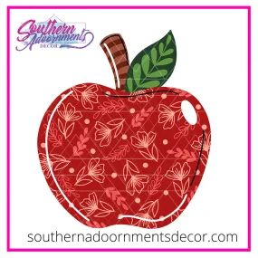 Fall Apple Template & Digital Cut File