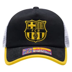 Fan Ink Collection Barcelona One8th Strike Trucker Hat