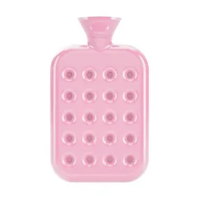 Fashy Padded Hot Water Bottle Padded 1.2 litre Odour Free Pink