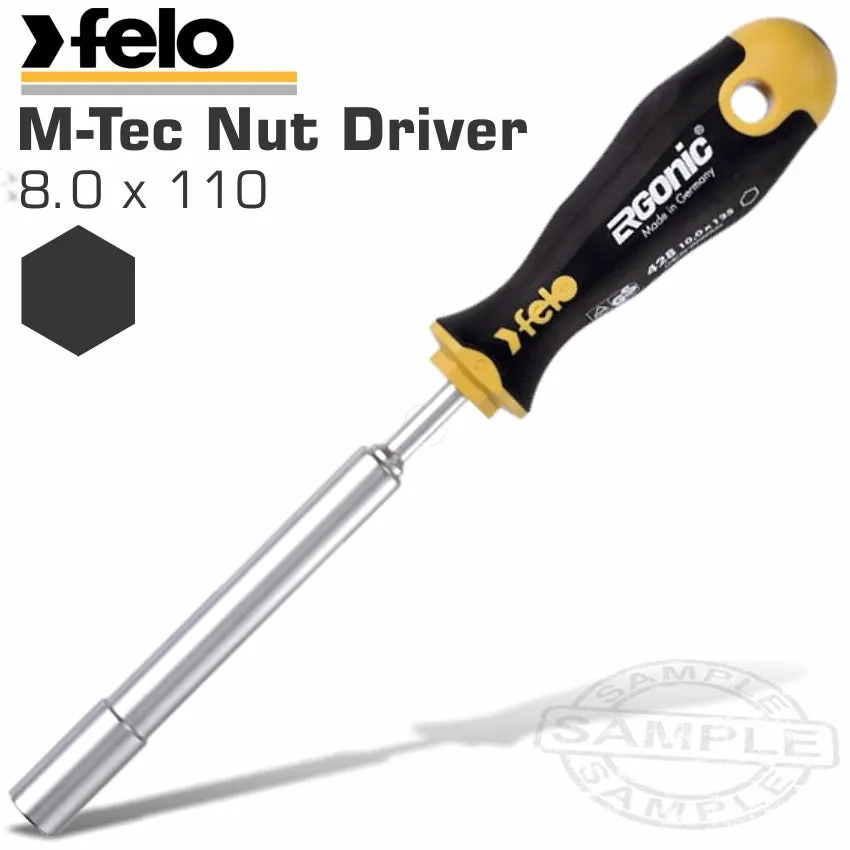 FELo 428 8.0X110 Nut DRiver Ergonic Magnetic FEL42808030