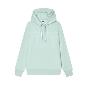 FILA CORE WHITE LINE EMERALD Women Hooded Sweater in Light Green