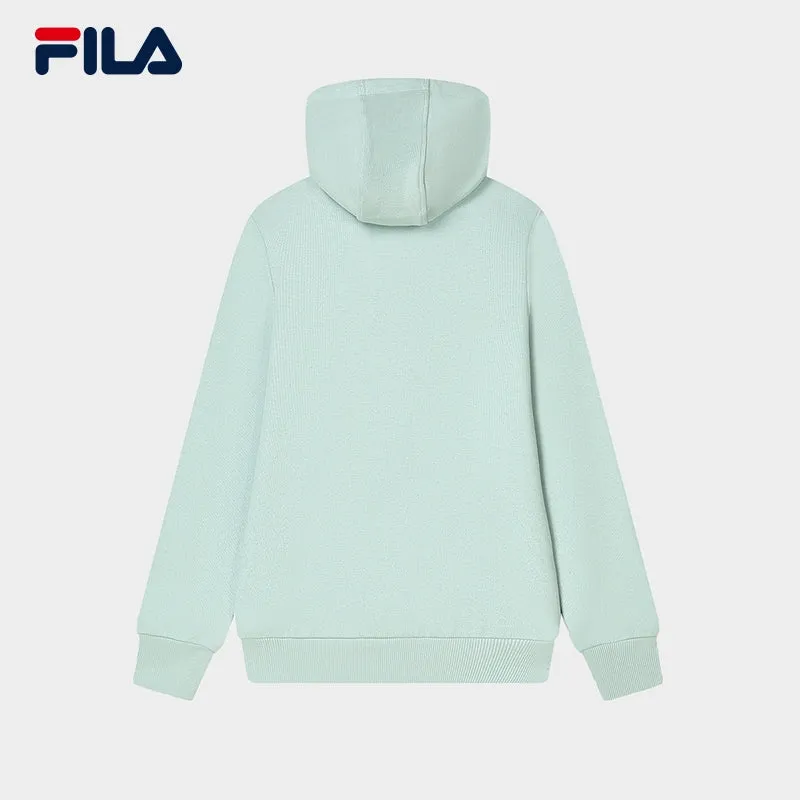 FILA CORE WHITE LINE EMERALD Women Hooded Sweater in Light Green