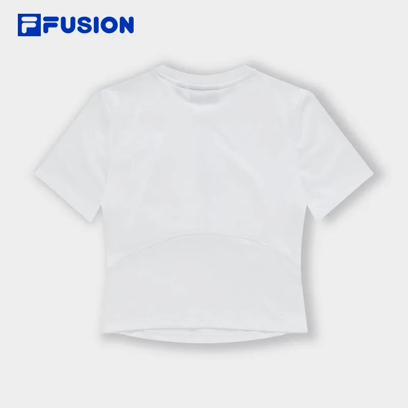 FILA FUSION INLINE UNIFORM Women Short Sleeve T-shirt (White / Black)