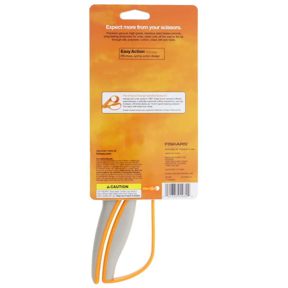 Fiskars 10-1/2" Easy Action Pinking Shears