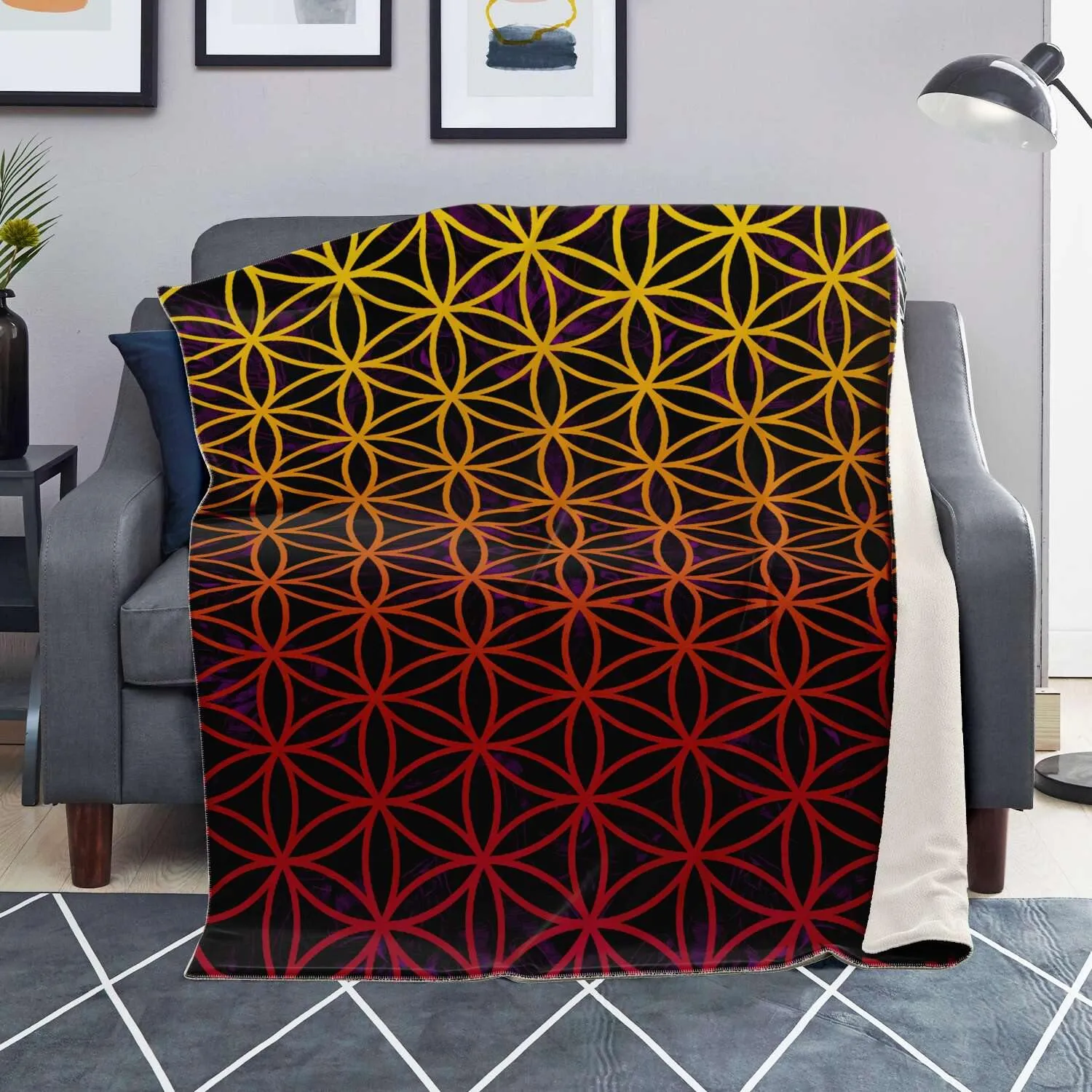 Flower of Life Blanket