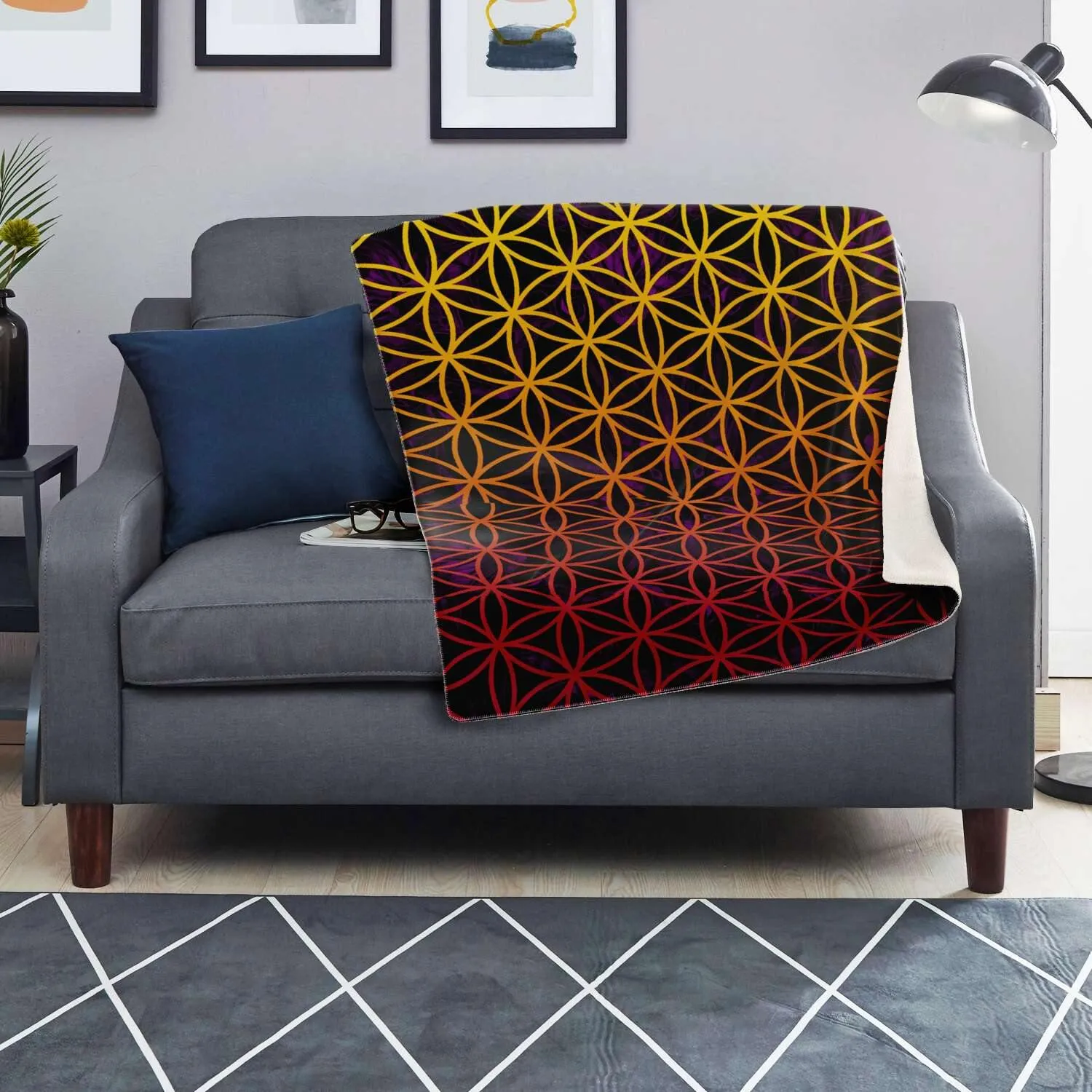 Flower of Life Blanket