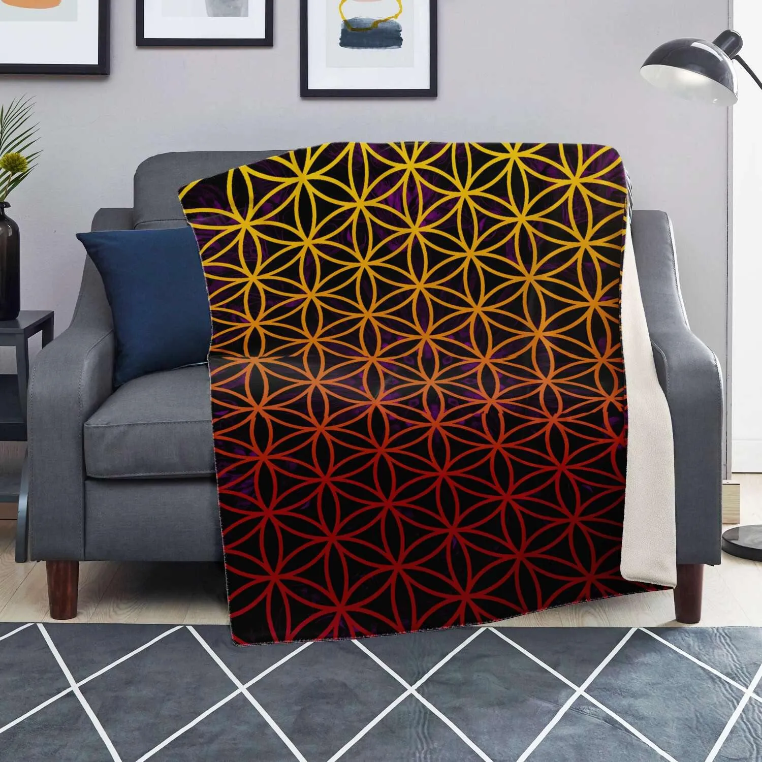 Flower of Life Blanket