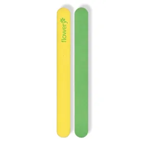 Flowery Lemon Lime Nail File (Fine/Finer) 240/280 Grit