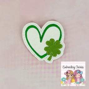 Four Leaf Clover Heart Fetlie Design