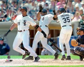 Frank Thomas "The Swing" (c.1992) Chicago White Sox Multi-Exposure Premium Poster Print- Photofile Inc.