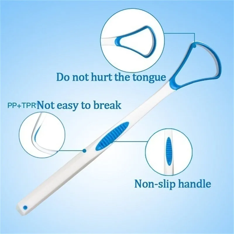 Freshen Your Breath with EasytoUse Silicone Tongue Scraper