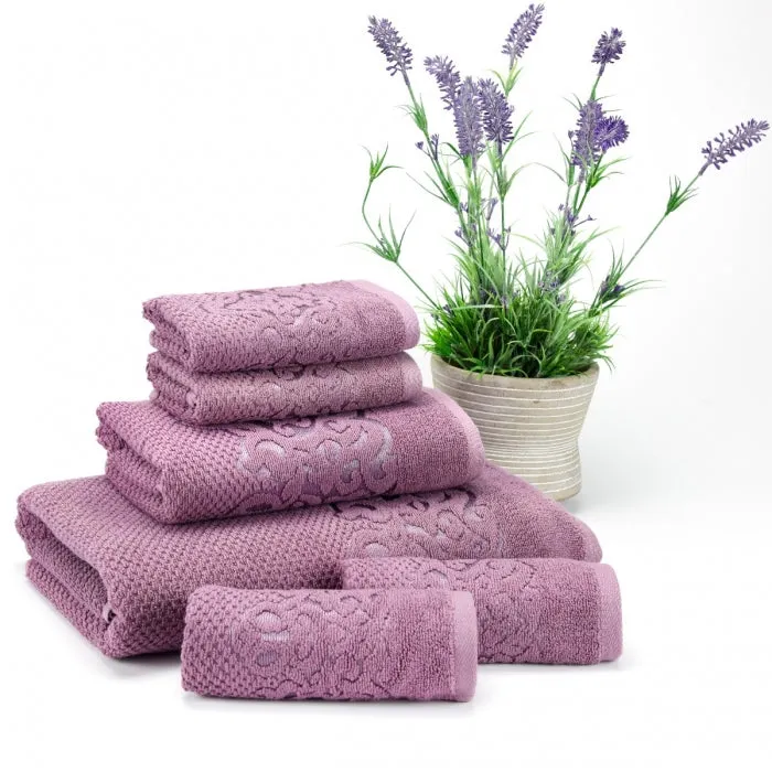 Galata Turkish Cotton Washcloth Damson