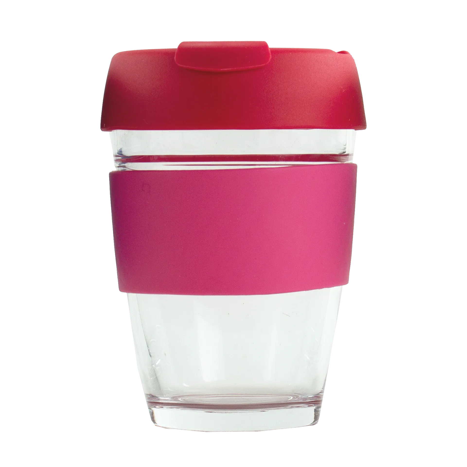 Glass Barista Buddy Cup 2Pc Lid 340ml