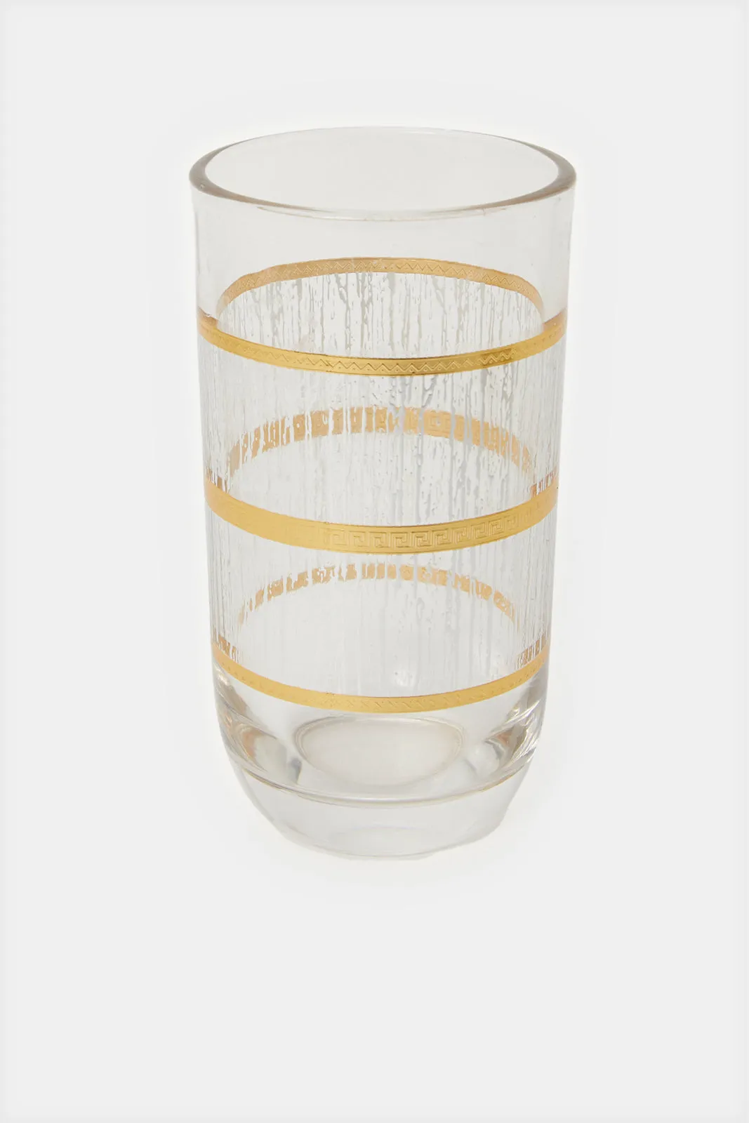 Gold Glass Drink Set (24 Piece)