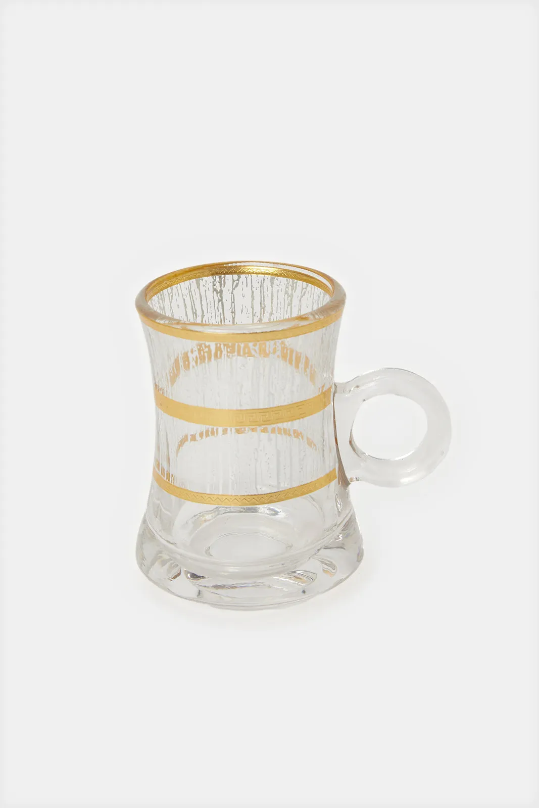 Gold Glass Drink Set (24 Piece)