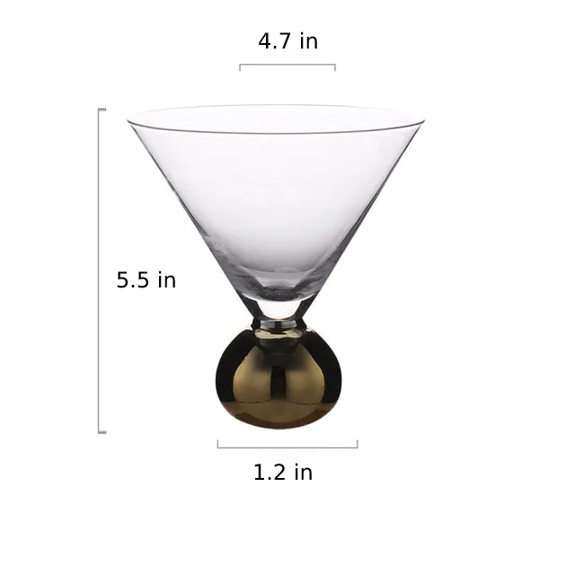 Goldfinger Cocktail Glasses