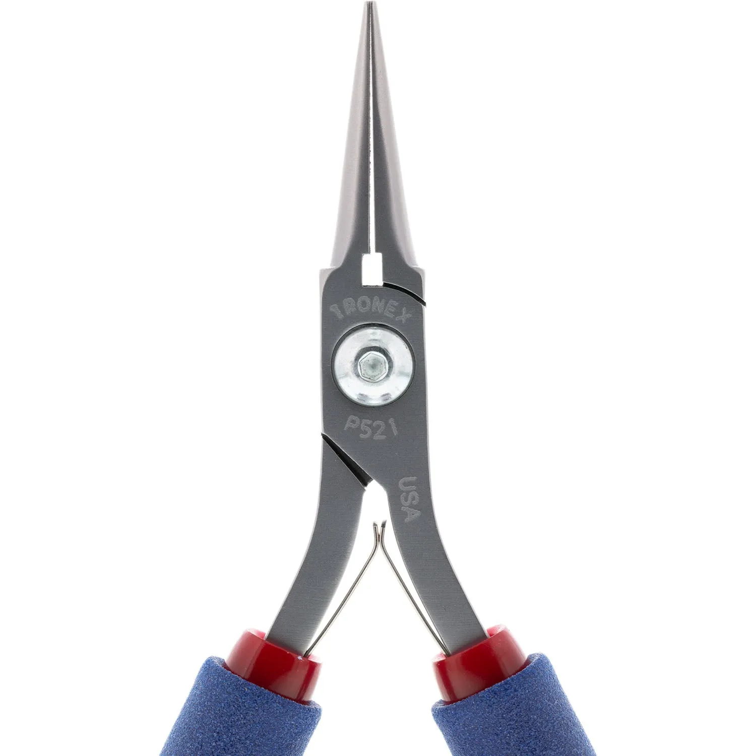 Grounded Pliers - Tronex Needle Nose Pliers For Micro Welders - Long Tip