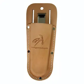 GrowTech 8" Hand Pruner Leather Pouch with Clip