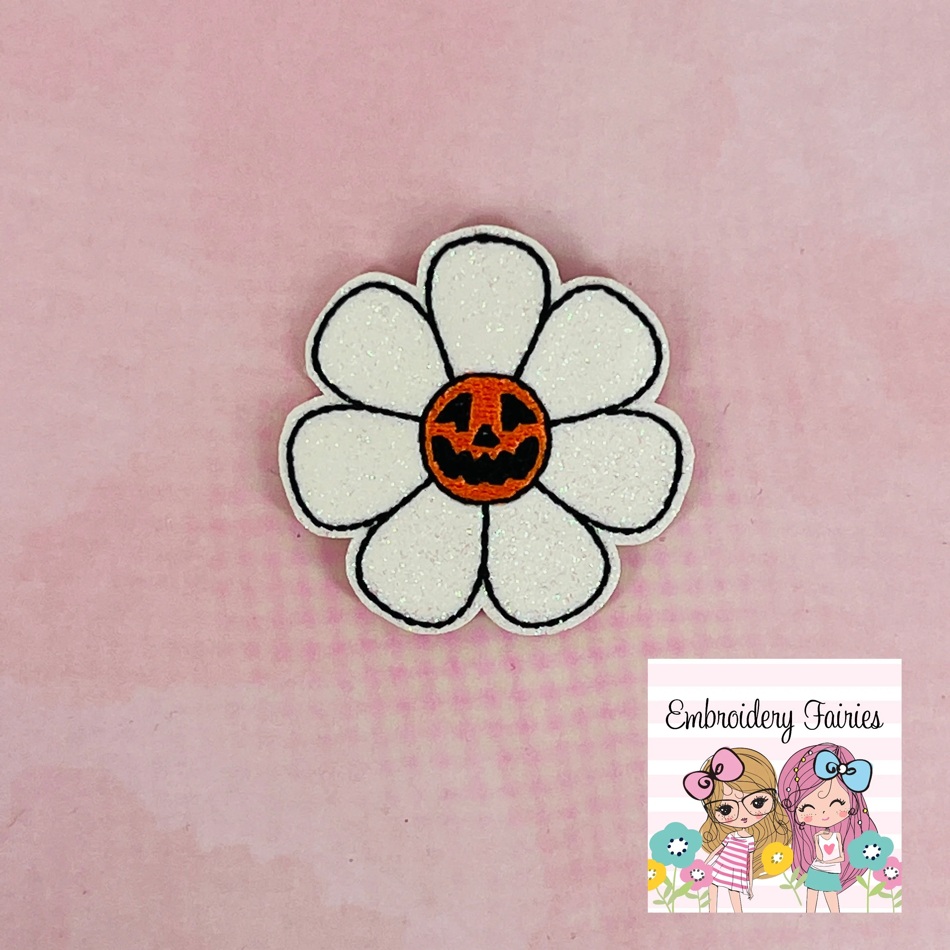 Halloween Daisy Feltie Design