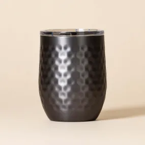 Hammered Gunmetal 16 oz. Stemless