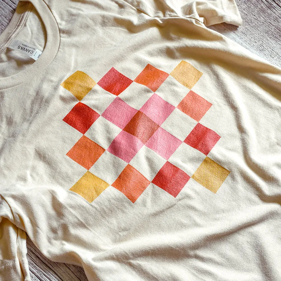 Happy Blocks Patchwork Tee / T shirt