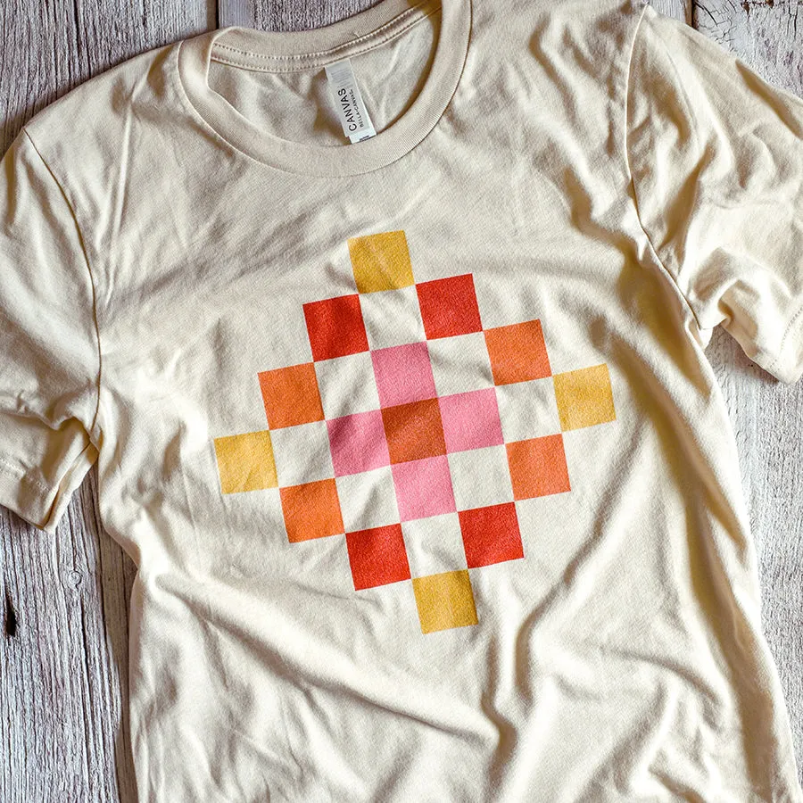 Happy Blocks Patchwork Tee / T shirt