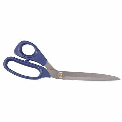 Heritage Cutlery 7312 12'' SS Bent Trimmer / Extra Large Plastic Ambidextrous