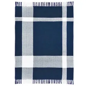 Highland 80286GSW Gibralter Sea/White Throw Blanket