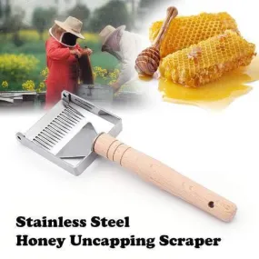 Honeybee - the honey uncapping scraper - stainless steel honey scraper