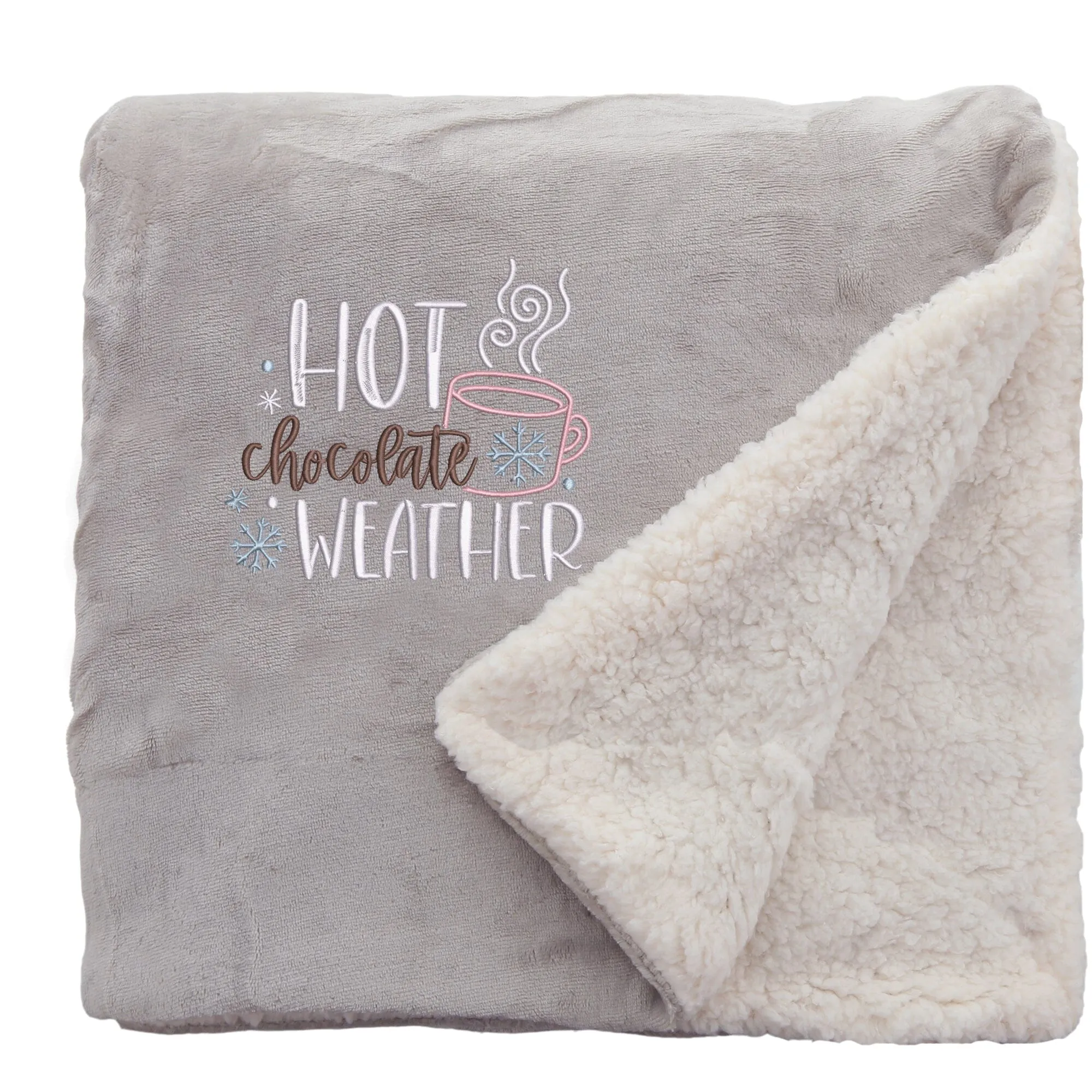 Hot Chocolate Cosy Home Christmas Snuggle Blanket