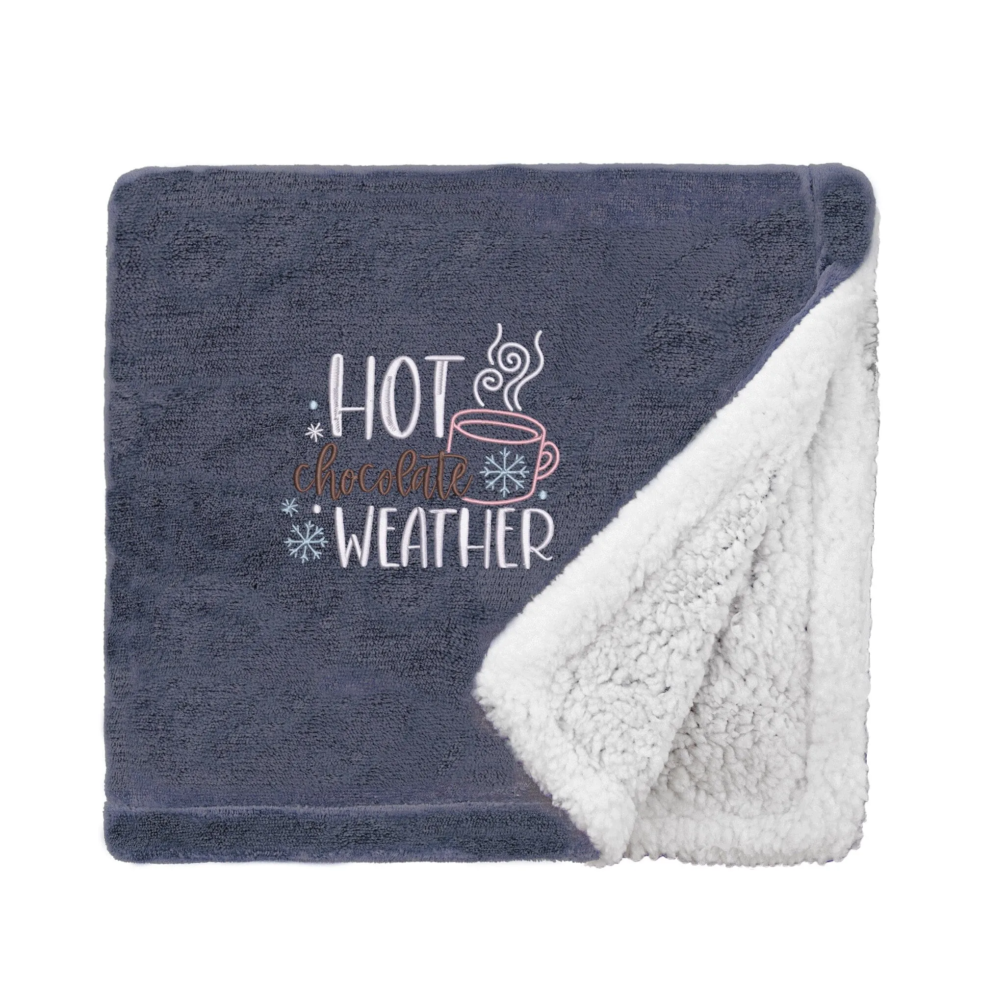 Hot Chocolate Cosy Home Christmas Snuggle Blanket