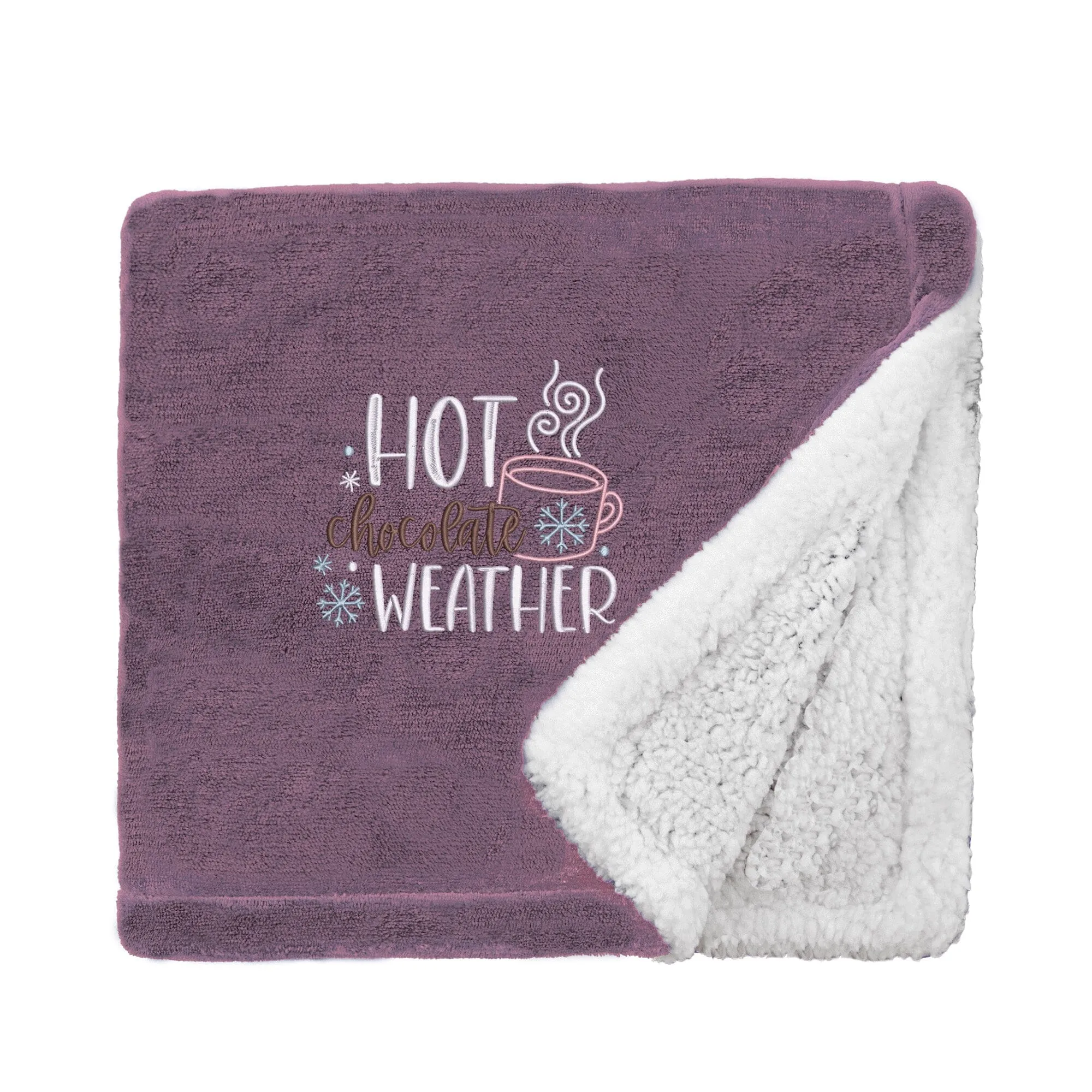 Hot Chocolate Cosy Home Christmas Snuggle Blanket