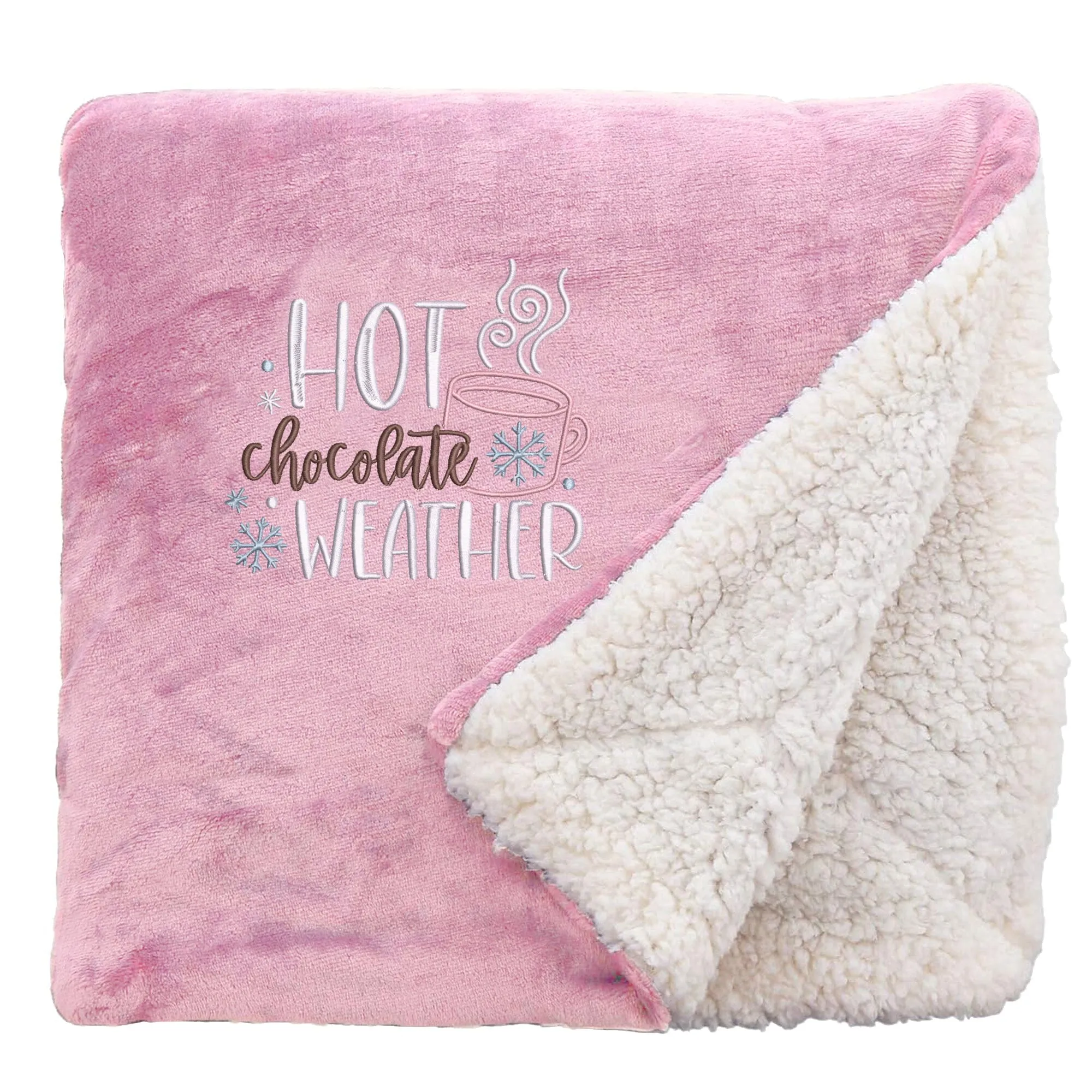 Hot Chocolate Cosy Home Christmas Snuggle Blanket