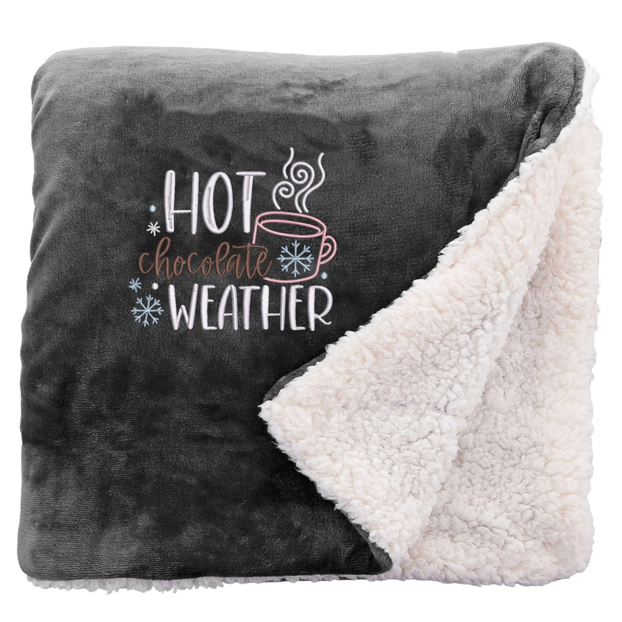 Hot Chocolate Cosy Home Christmas Snuggle Blanket