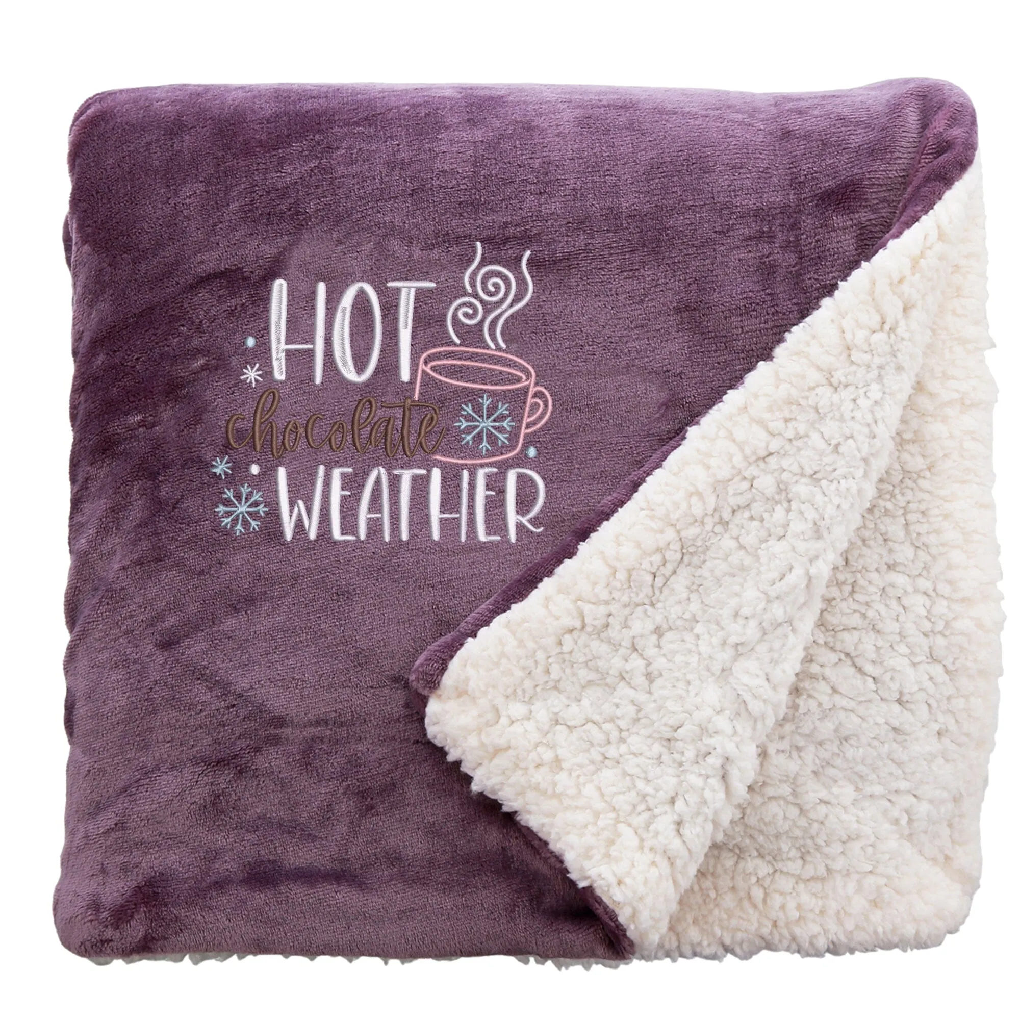 Hot Chocolate Cosy Home Christmas Snuggle Blanket