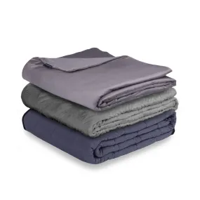 Hush 2-in-1 Weighted Blanket Bundle: Iced & Classic