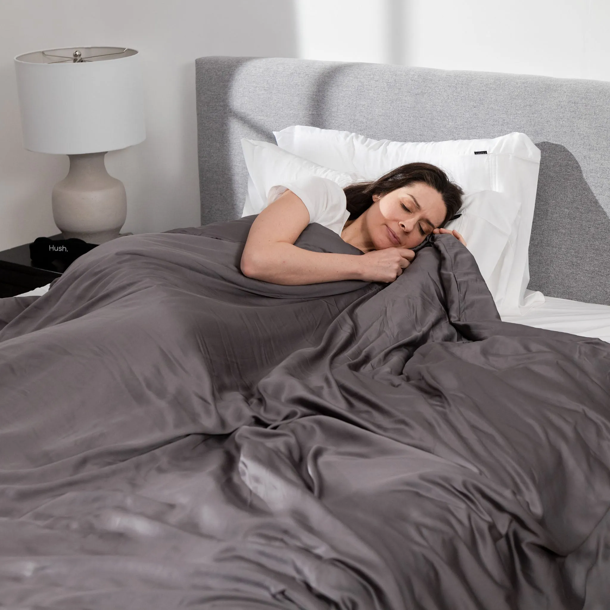 Hush 2-in-1 Weighted Blanket Bundle: Iced & Classic