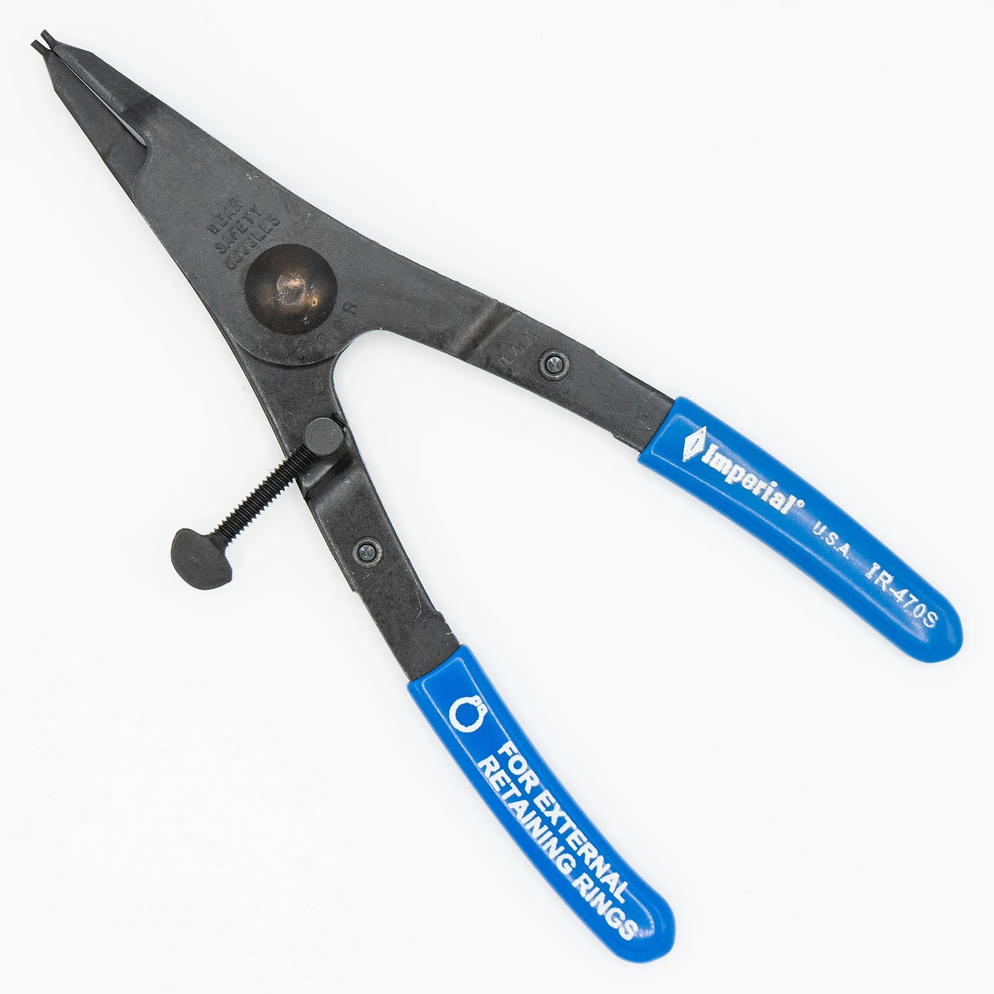 Imperial IR-470S External Retaining Ring (Circlip) Pliers .047" Tip Diameter (Milbar 202R)