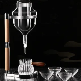 Japanese Glass Wine Dispenser Stand Gift Sets