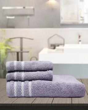 JEWEL BATH TOWELS- 3PCS- ANGIE'S INDIA